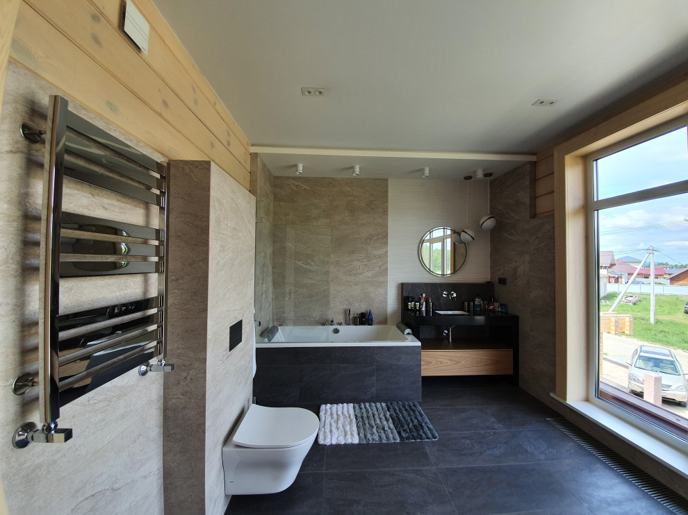 Дом из клееного бруса в пригороде Барнаула