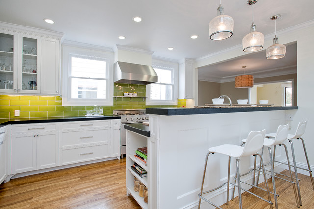 Beach Style Kitchen costero-cocina