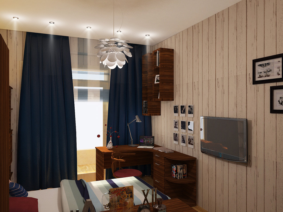 Квартира в темных тонах