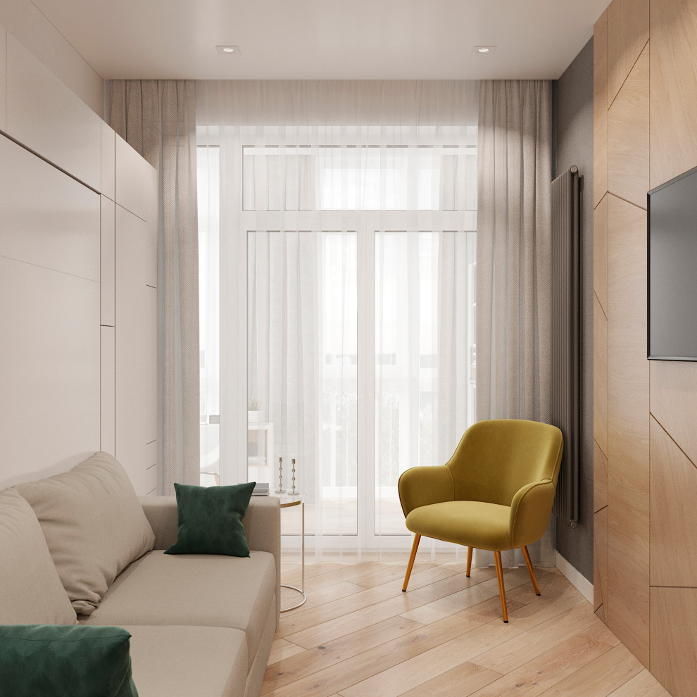 Дизайн-проект квартиры общей площадью - 86 м.кв. в г. Химки, ЖК "Маяк"