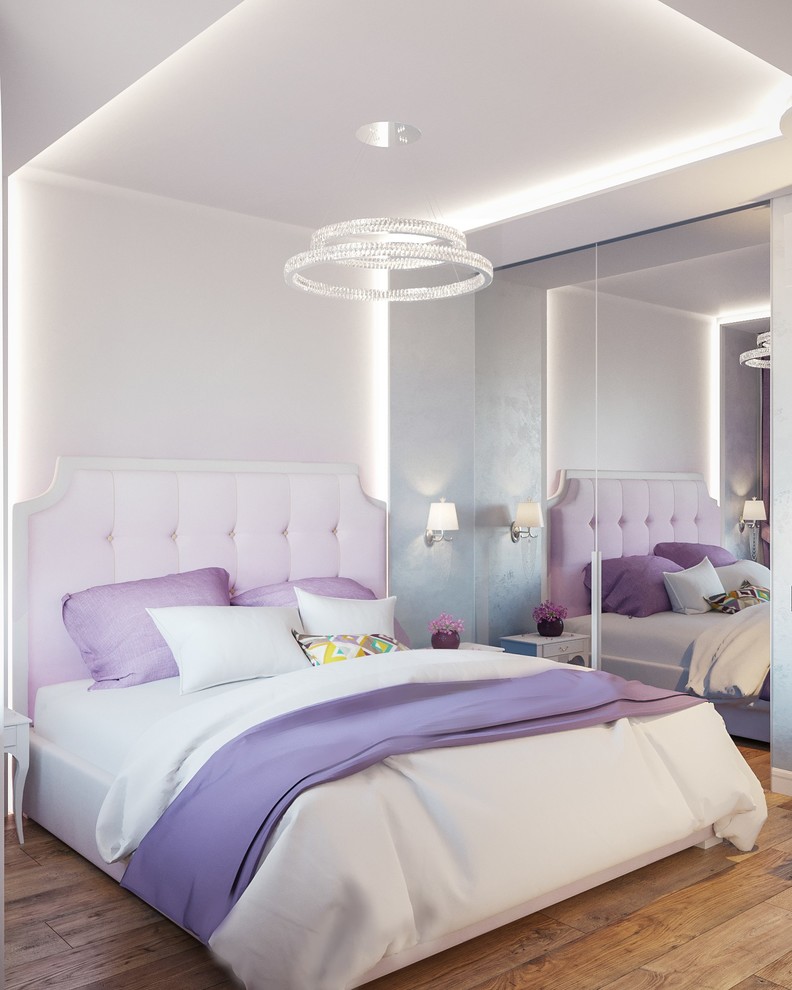 Визуализация спальни в современном стиле для kv-design