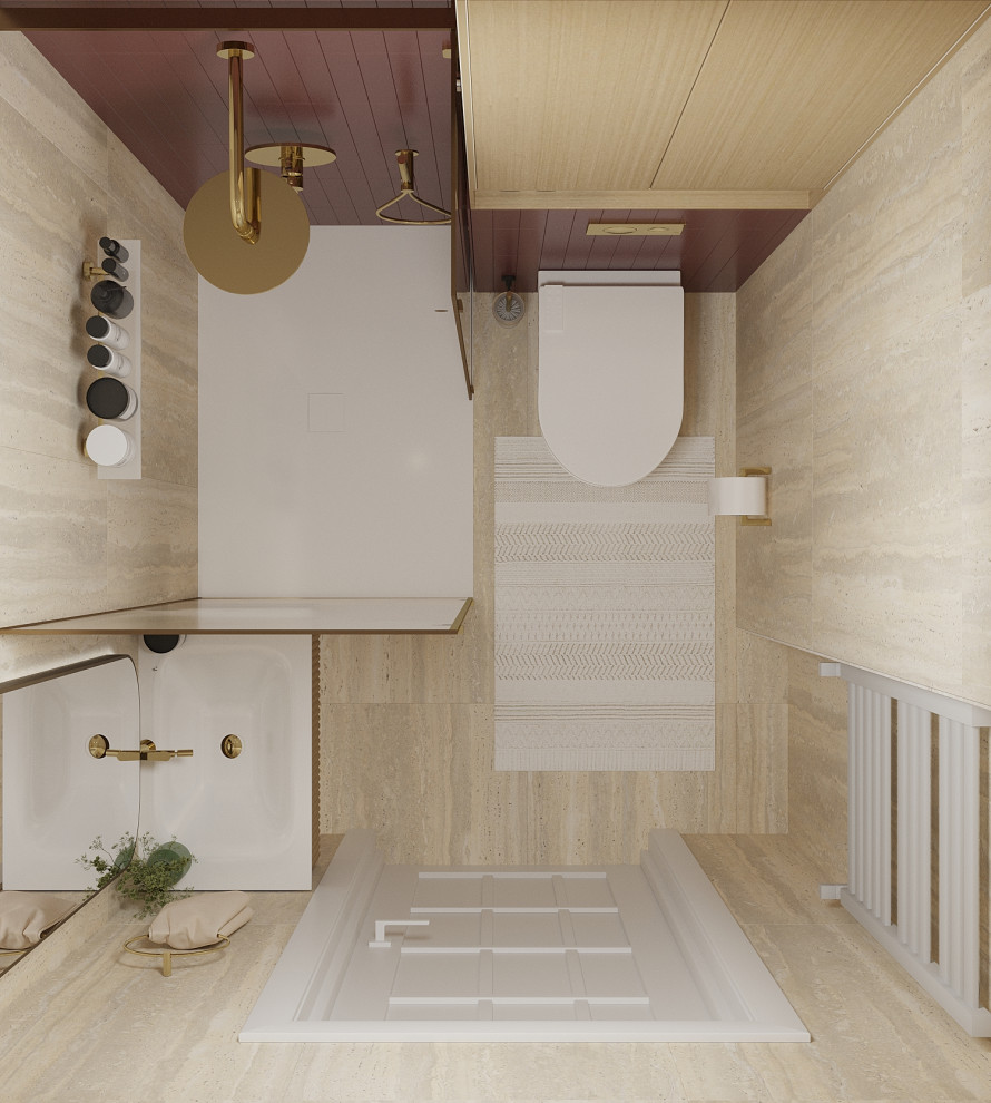 Санузлы и постирочная.