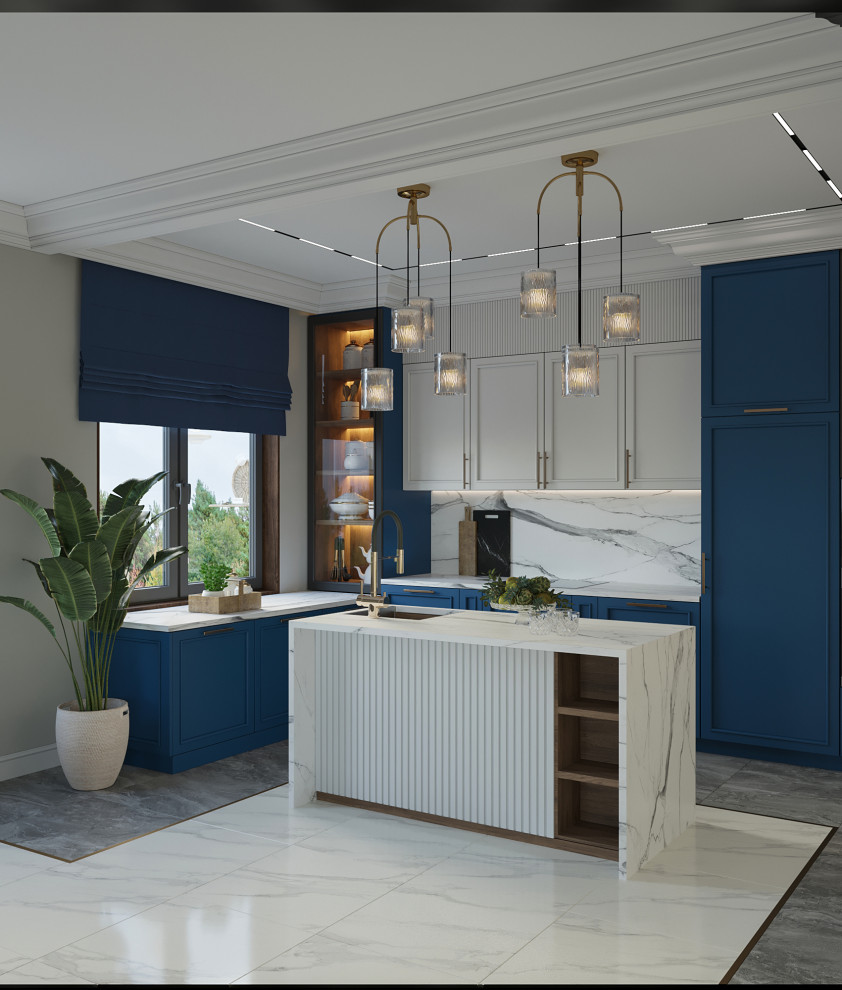 Загородный двухэтажный дом