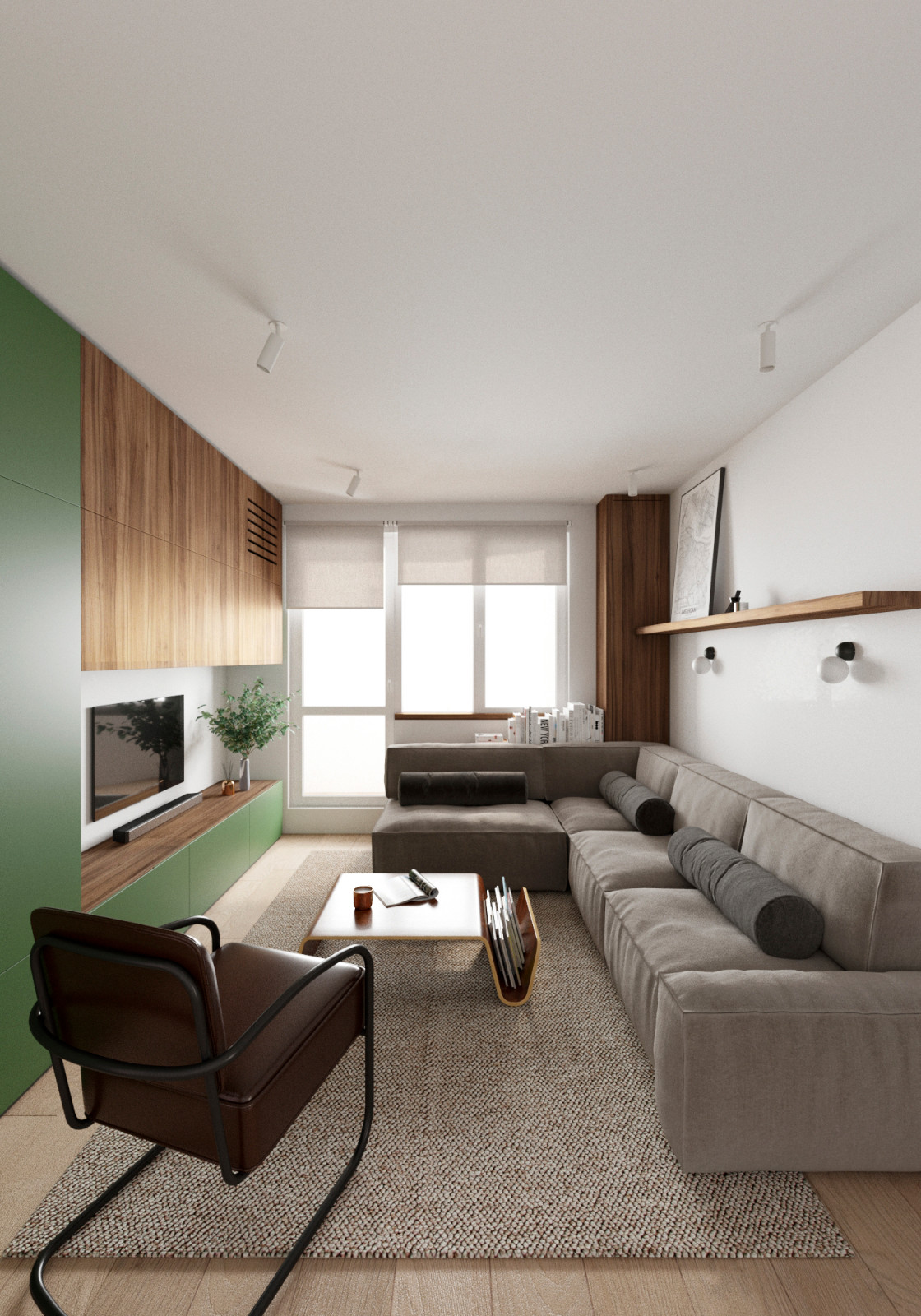 Дизайн-проект квартиры в ЖК Некрасовка