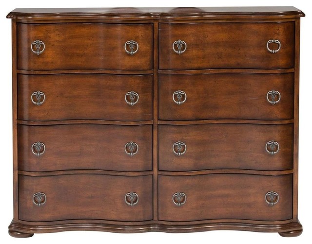Liberty Furniture Cotswold 8 Drawer Bureau, Cinnamon - Traditional
