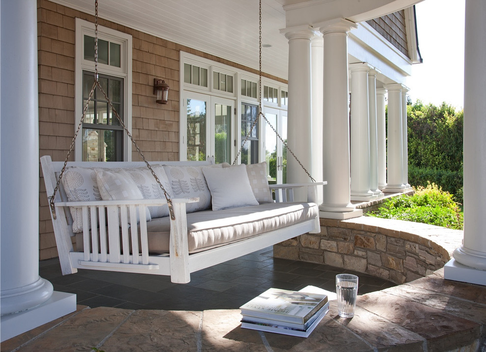 This is an example of a traditional verandah in San Diego.