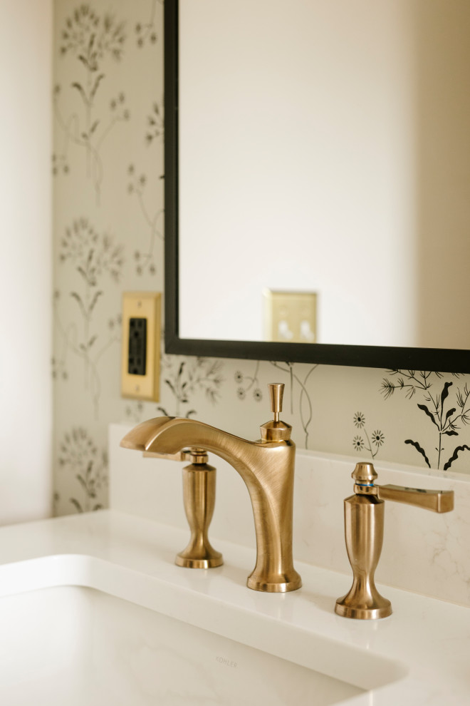 Transitional home design photo in Minneapolis