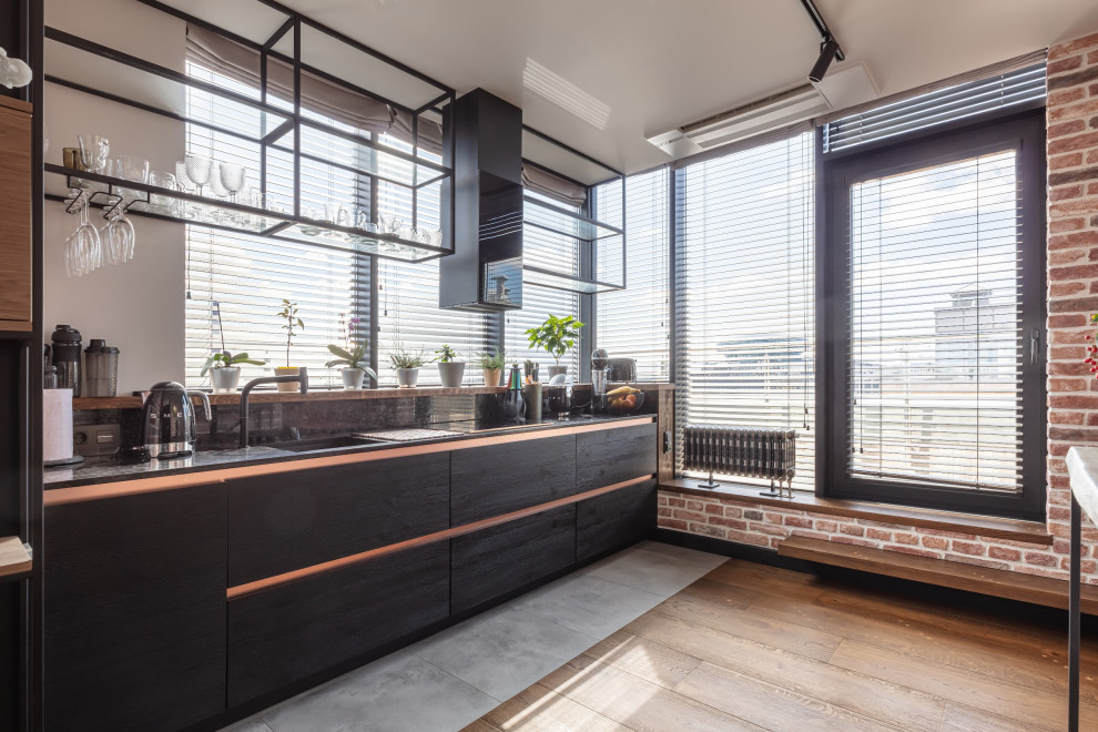 Пентхаус в стиле лофт реализация