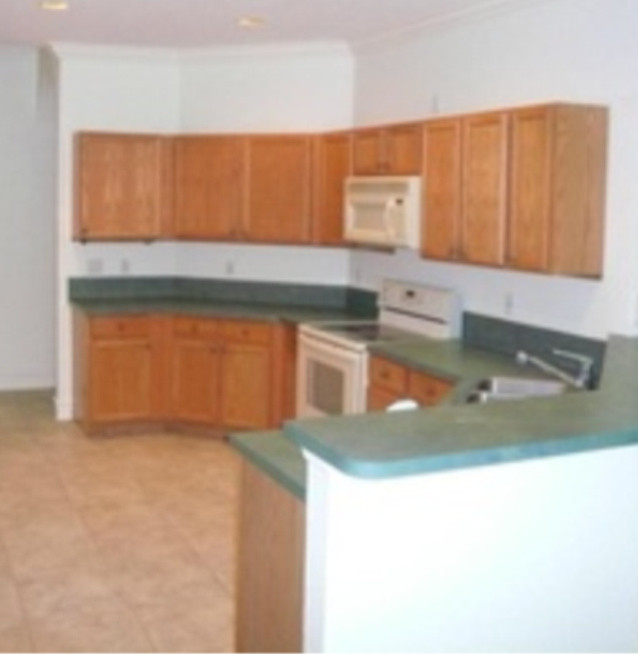 Leona's Kitchen Painted in White
