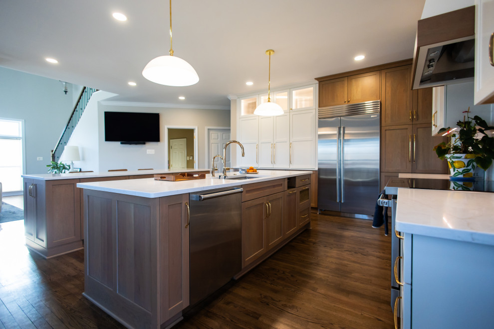 Transitional home design photo in Baltimore