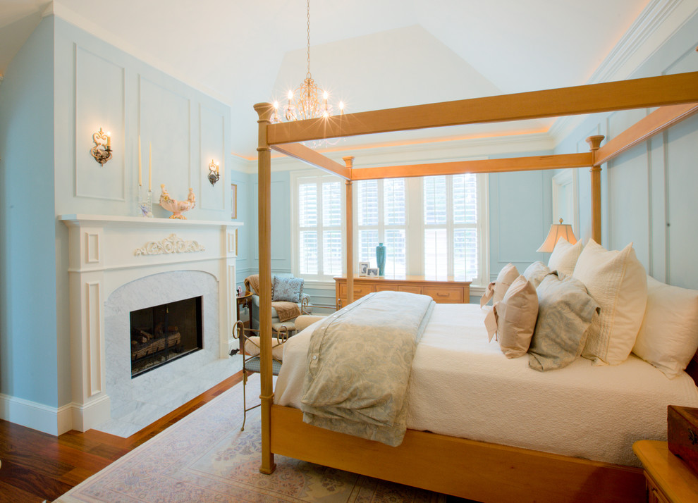Traditional bedroom in Charleston.