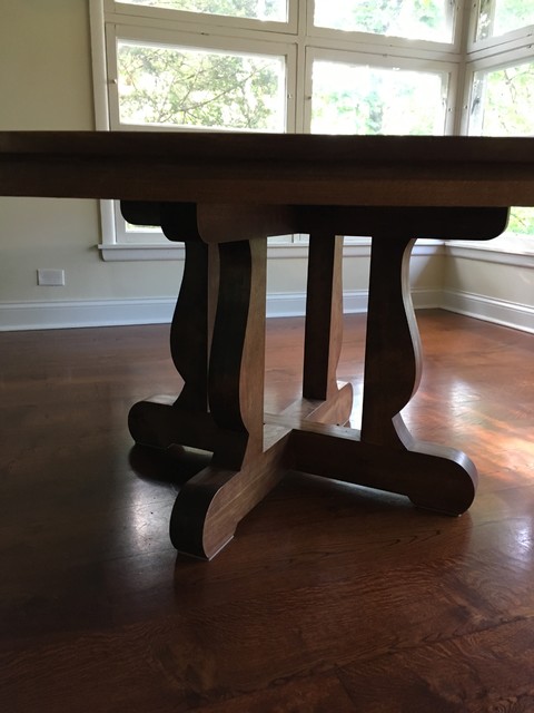 Large round dining table rustikal-esstische