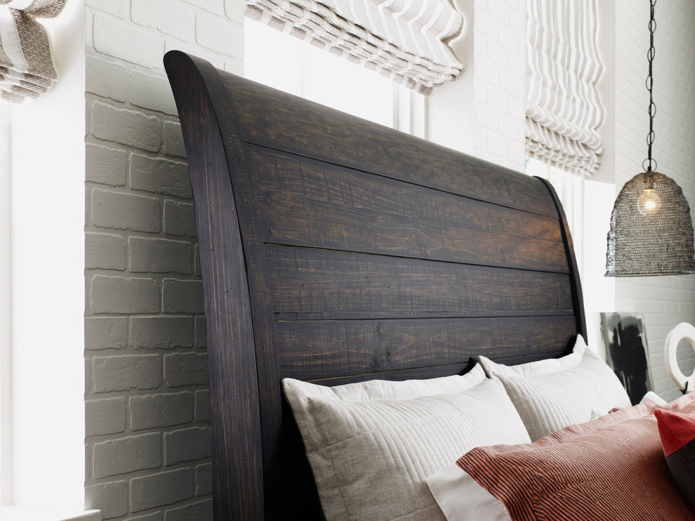 Example of a mountain style bedroom design in Phoenix