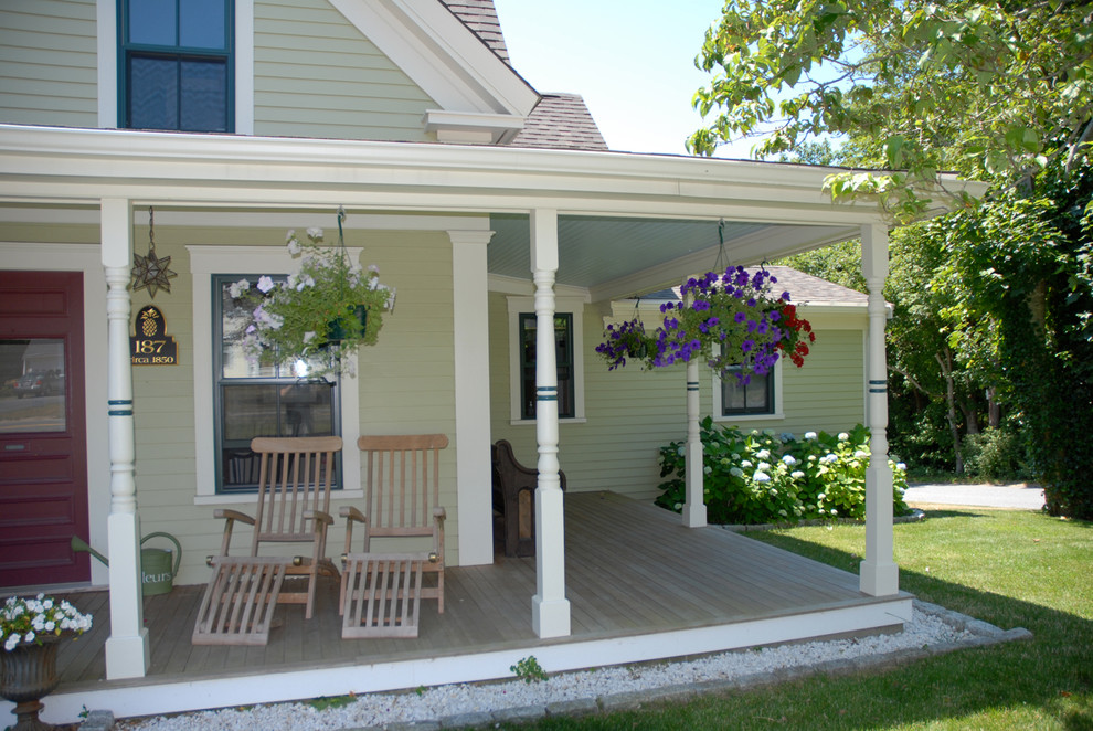 1800's Post Office Conversion Farmhouse Porch Boston by
