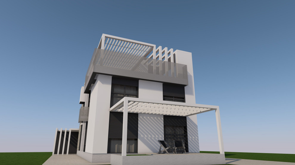 Современный аутентичный облик дома