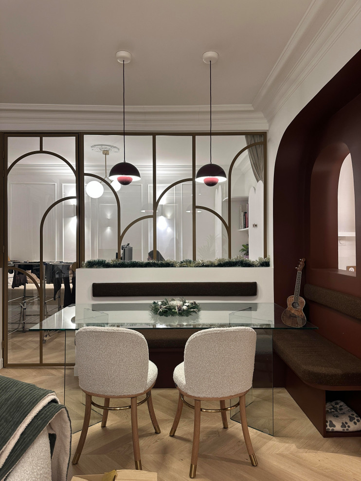 Le coin banquette et la verrière sur-mesure