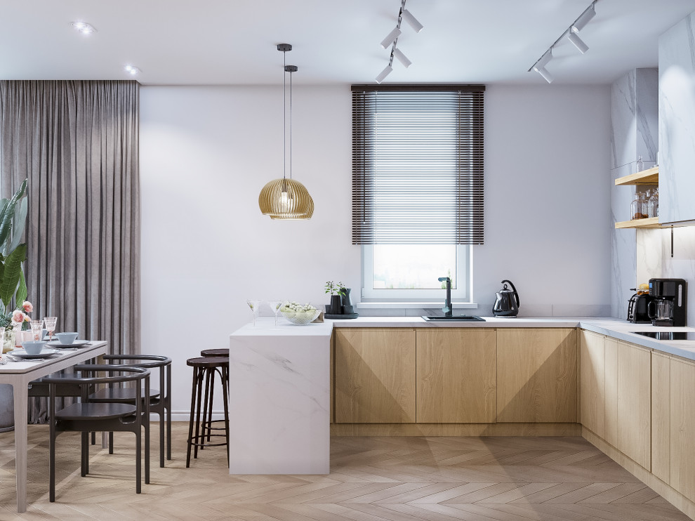 Светлая квартира в скандинавском стиле