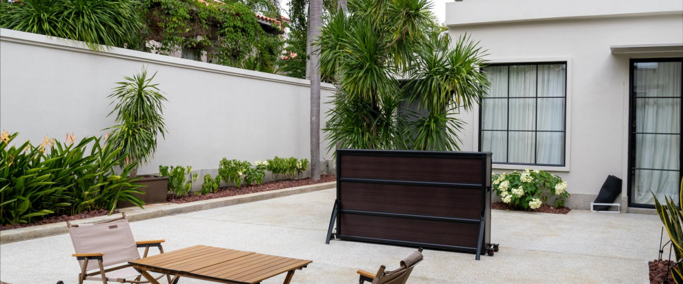 Courtyard Living: Intellicube Outdoor TV Lift Cabinet