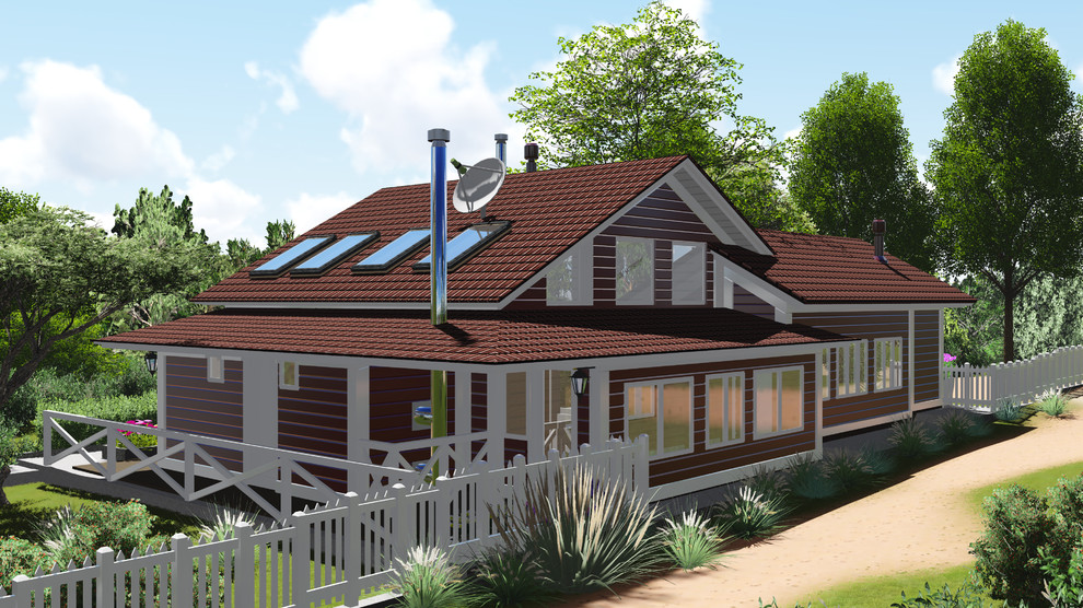 Проект реконструкции дома. Финский стиль. Второй комплекс.