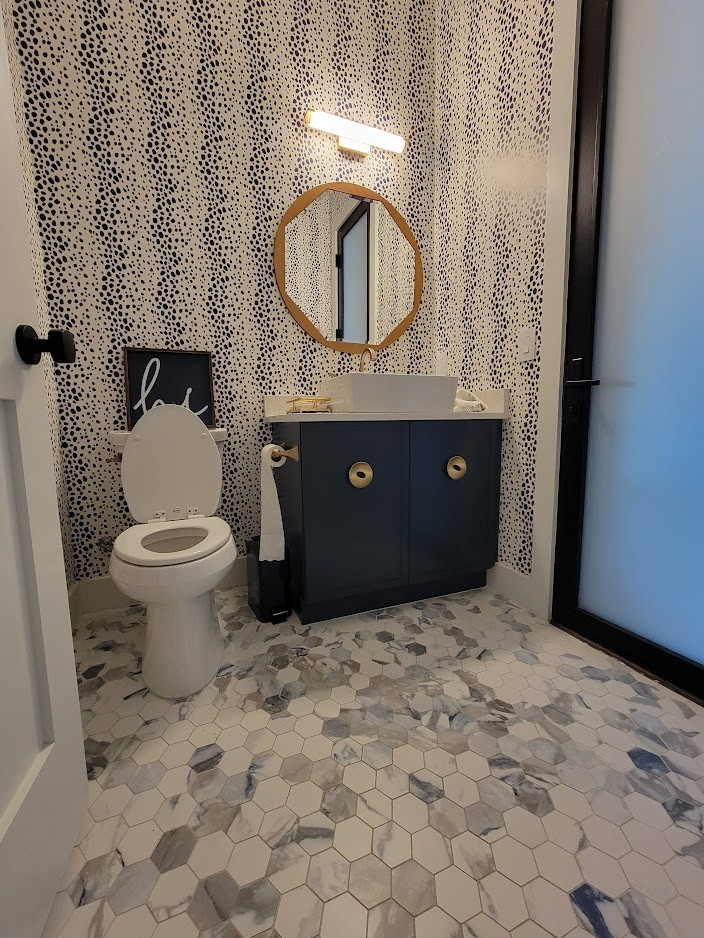 Blue Bathroom