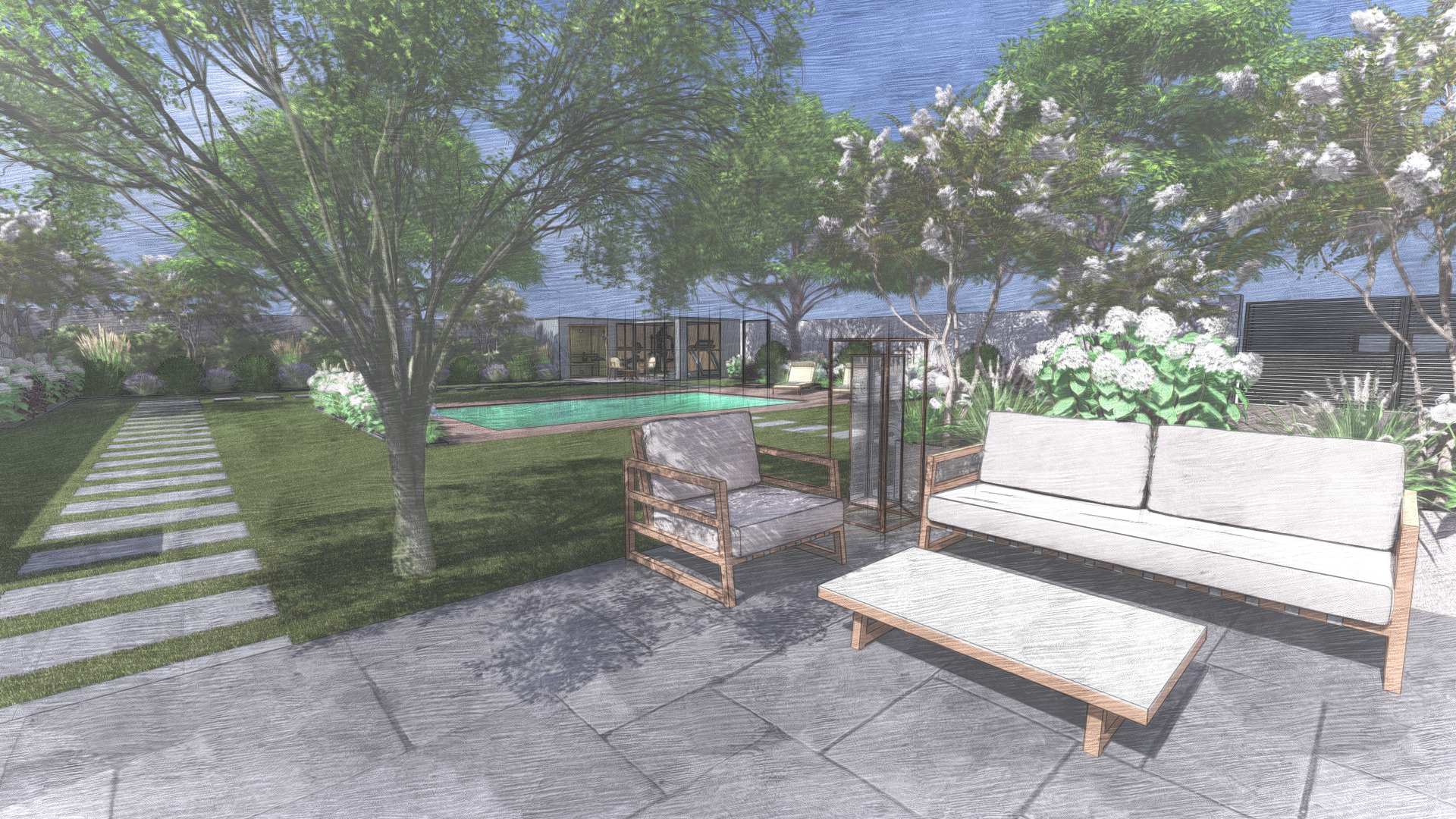The white garden