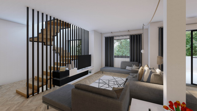 Villa Rossi contemporary-living-room