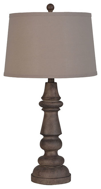 29" Juliet Table Lamp with Shade, Gray (Set of 2)