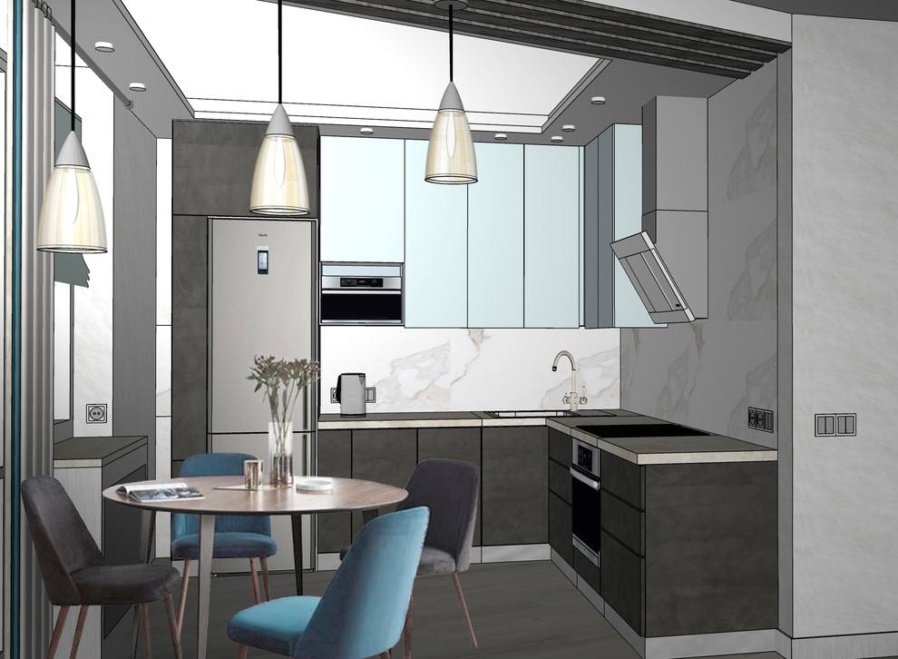 3d визуализация - кухня