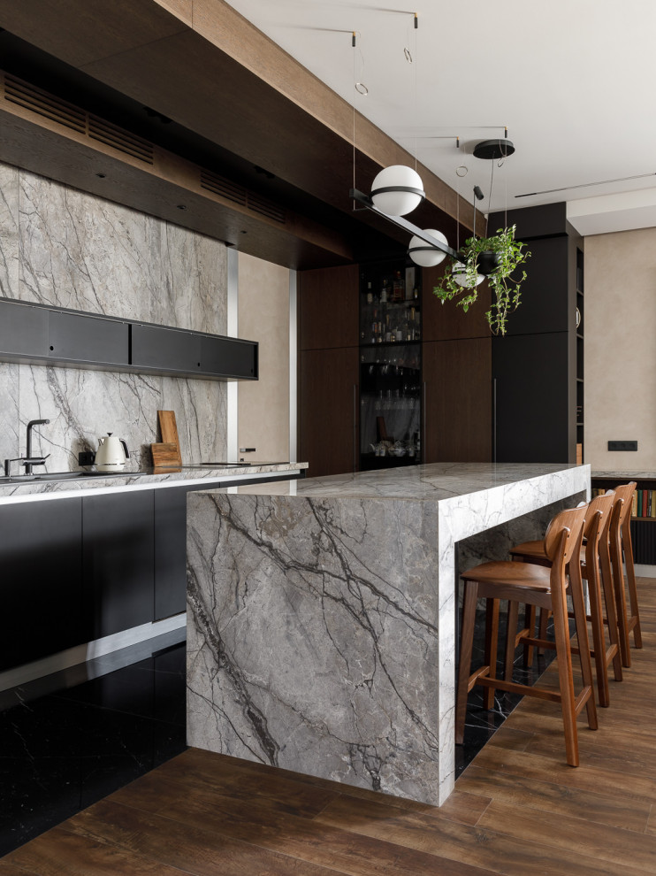 Реализованная квартира в современной стиле на 4-ой Советской - 166 м2