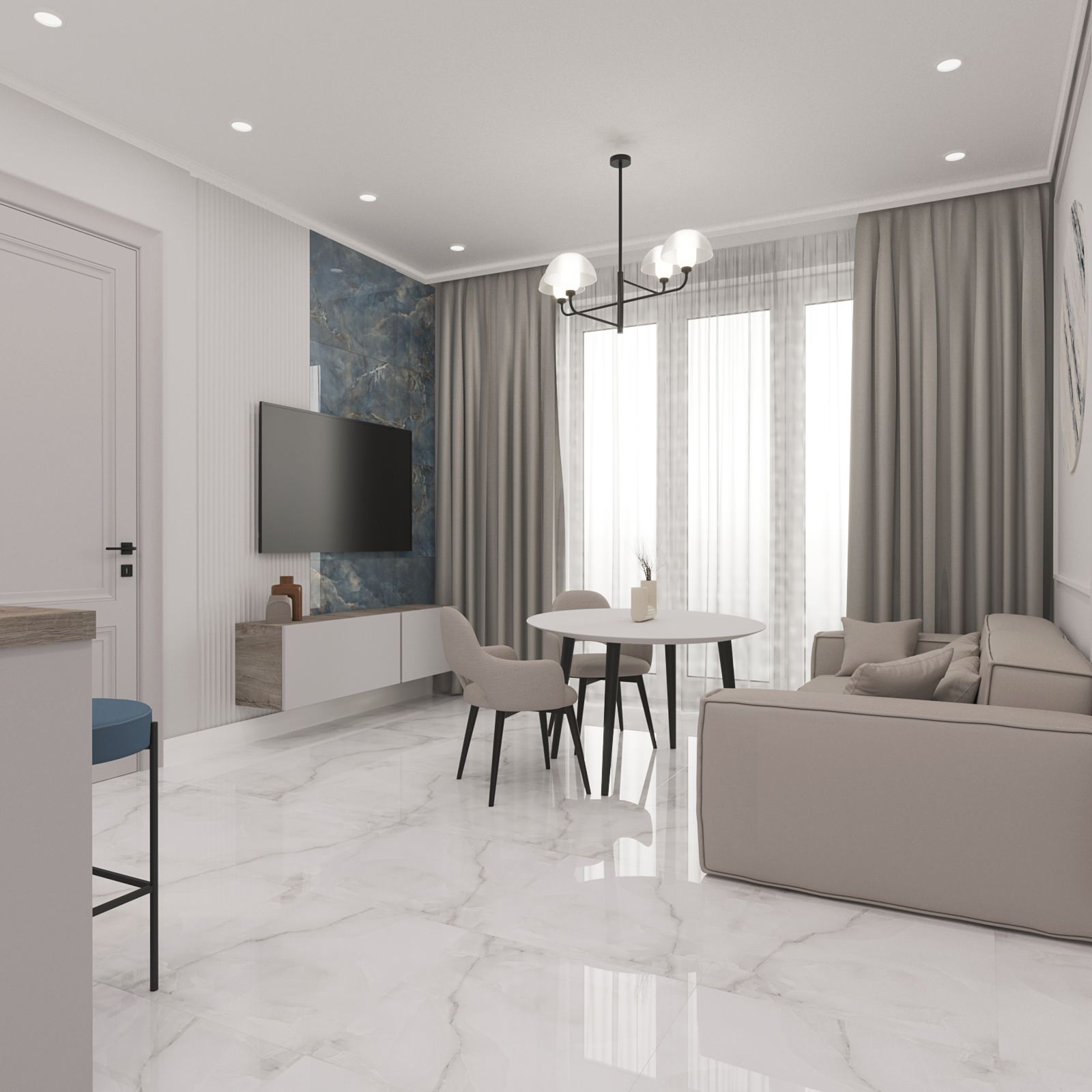 Квартира евродвушка в Русской Европе