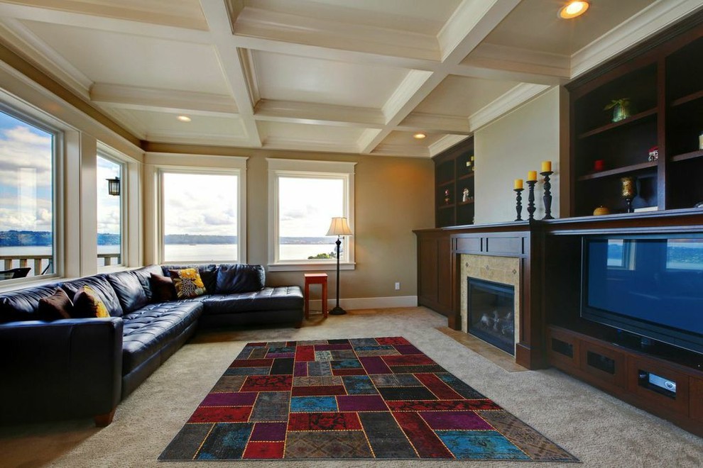 Inspiration for a modern home design remodel in Baltimore