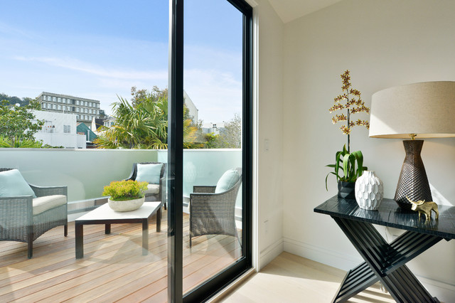 Duboce Park Duplex modern-balkon