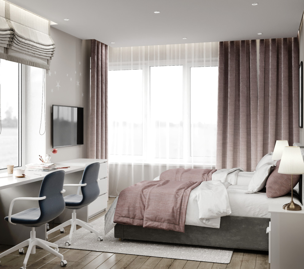 Трёхкомнатная квартира для семьи из 5 человек. 75 кв.м.