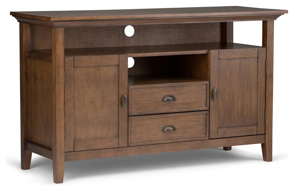 Redmond Tall Tv Media Stand Transitional Entertainment Centers And Tv Stands By Simpli Home Ltd
