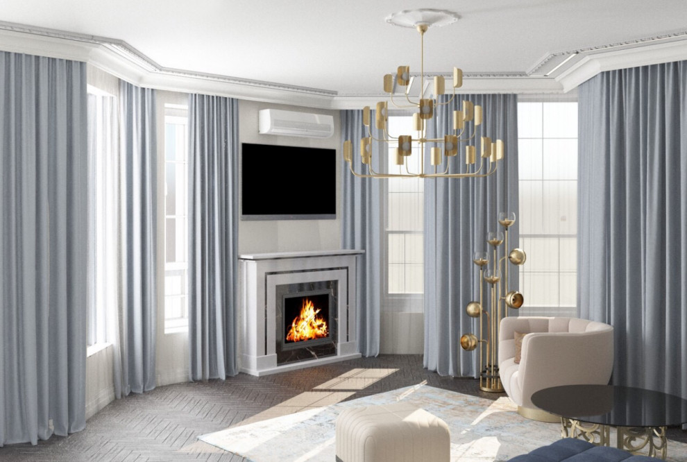 Гостиная контемпорари