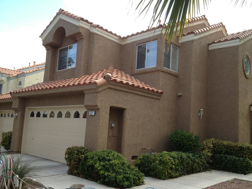 Outside painting Traditional Exterior Las Vegas by