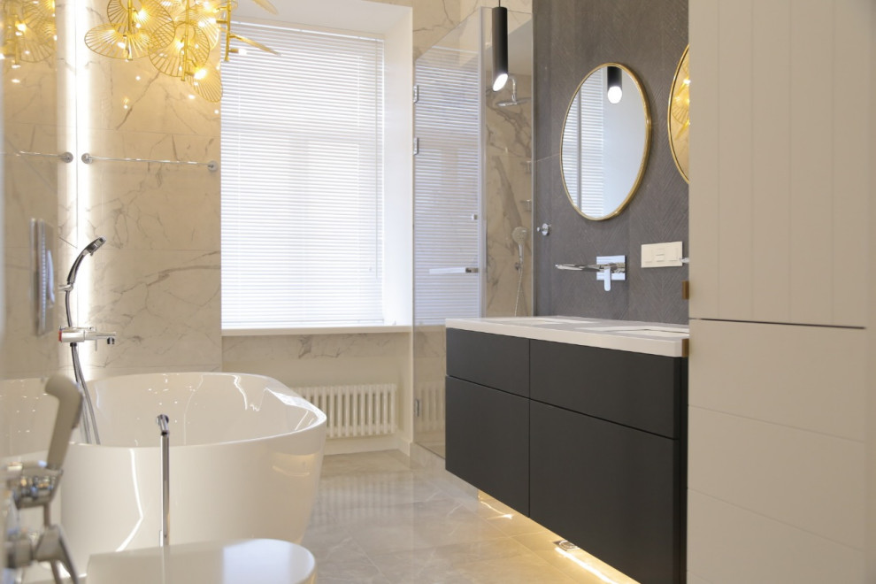 Проект санузлов на Дегтярной