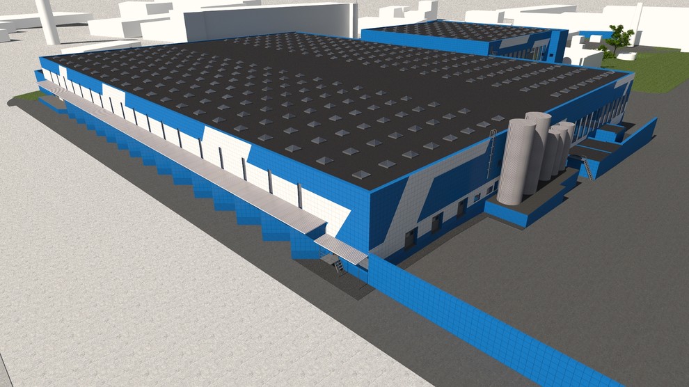 Архитектурное градостроительное решение производственного здания в Москве