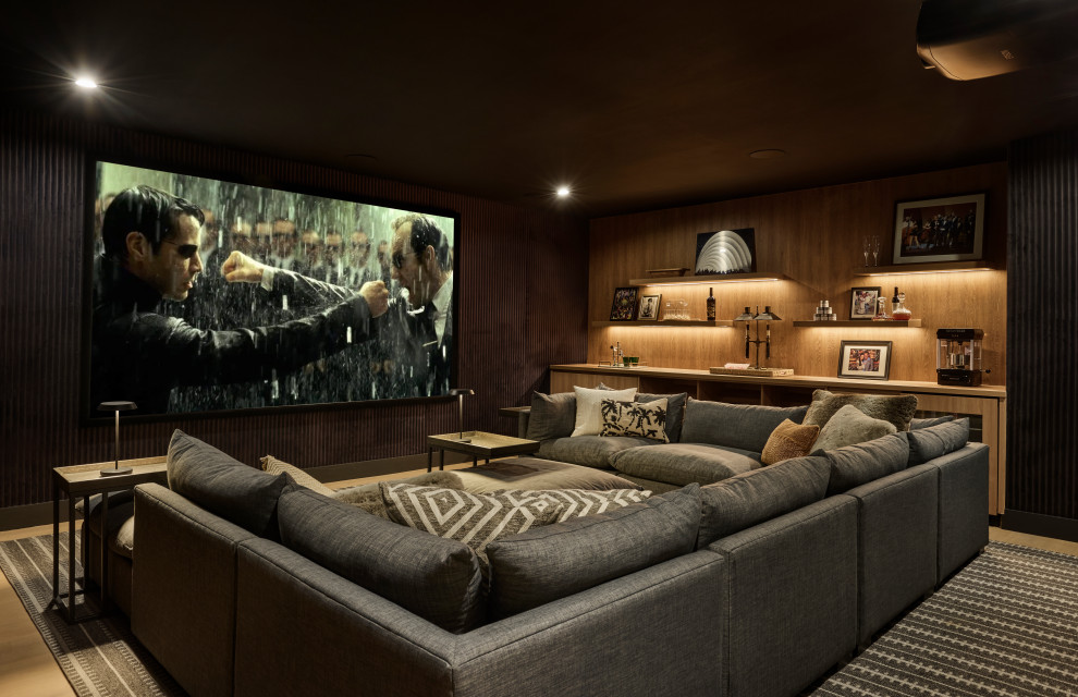 Century City, Los Angeles, California - Contemporary - Home Theater ...
