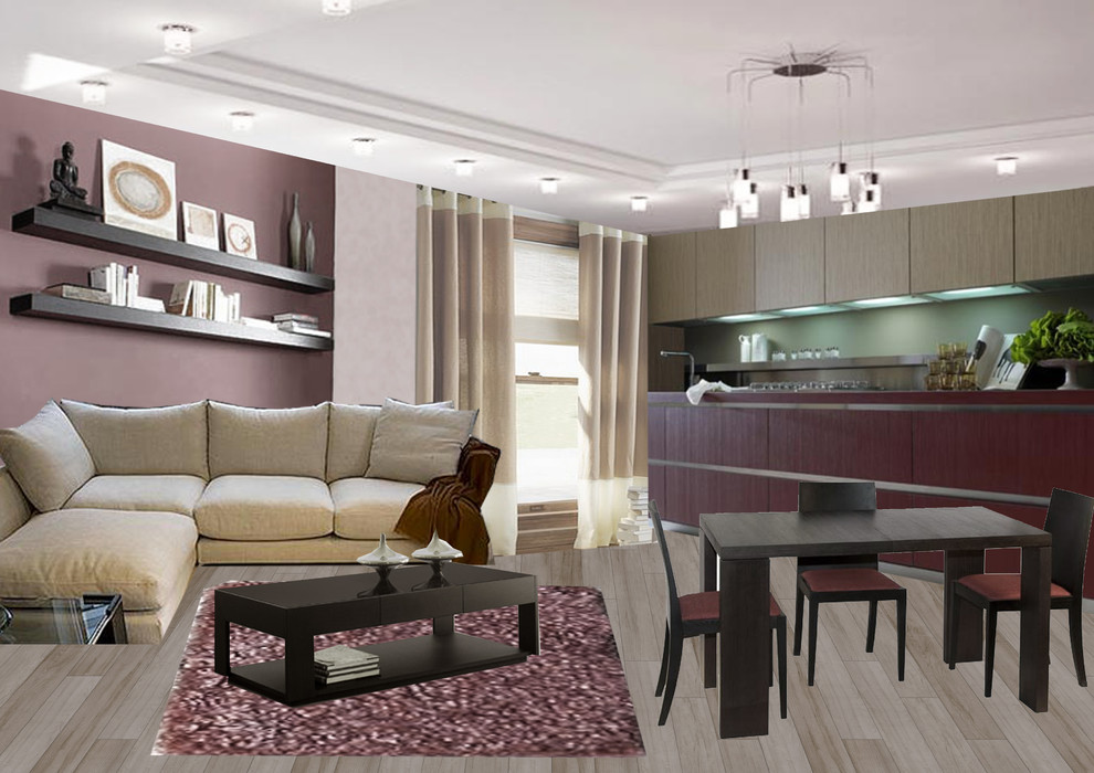 Гостиная-кухня 1