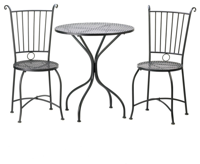 Patio Bistro Set Traditional Outdoor Pub And Bistro Sets by
