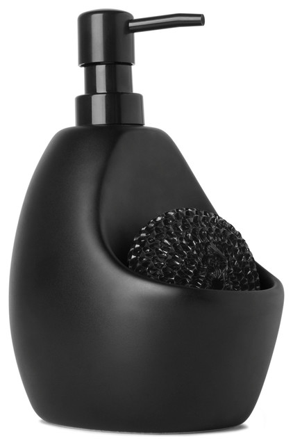 Umbra 330750 Joey 4"W Ceramic Soap Dispenser - Black