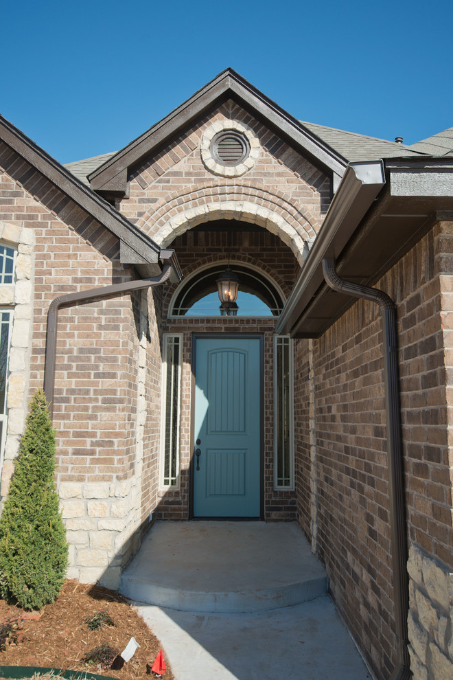 Blue Front Door - Traditional - Exterior - Oklahoma City ...