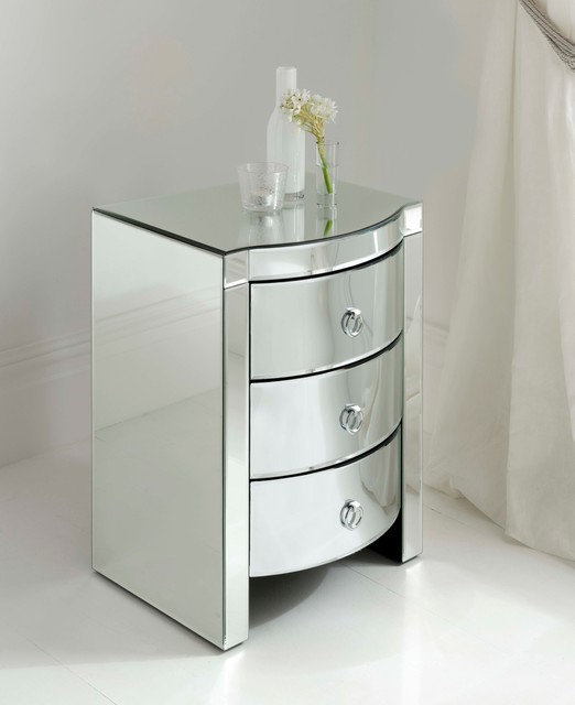 Florence Mirrored Bedside Table