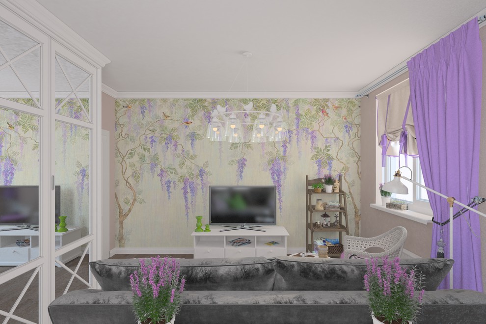 Гостиная в стиле прованс.