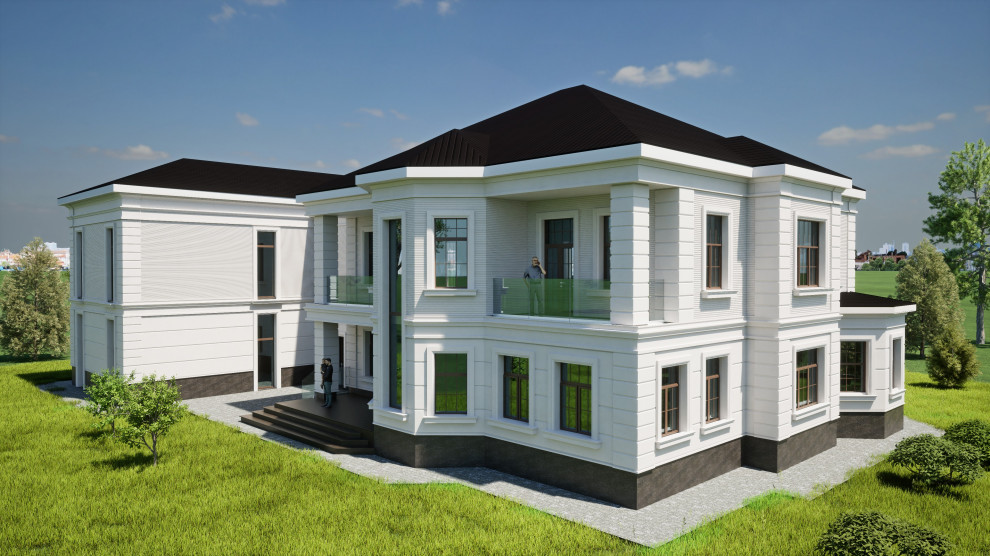 Индивидуальный жилой дом. Проект изделий из стеклофибробетона