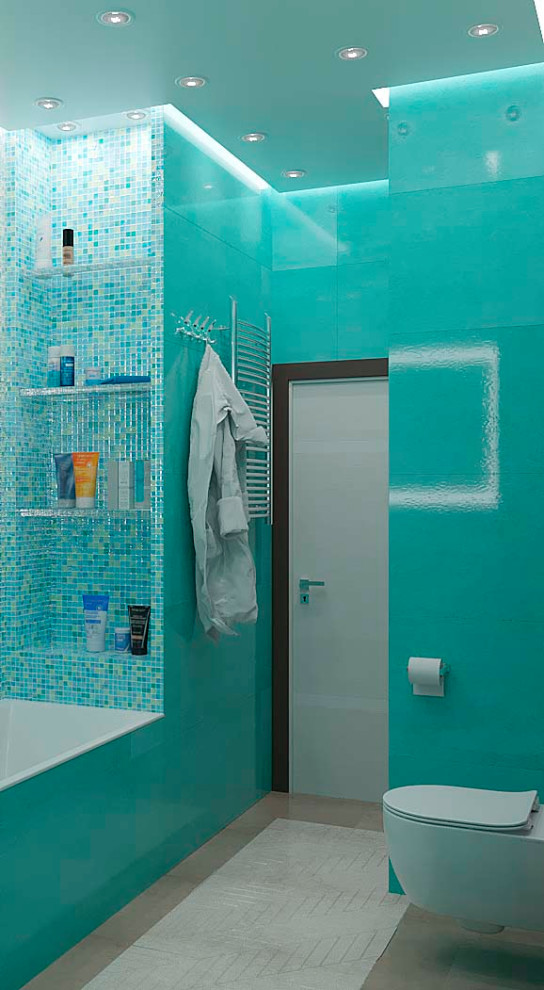 Яркая сочность. Трехкомнатная квартира на Озерной