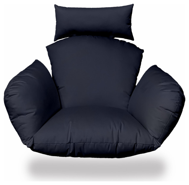 Primo Navy Blue Indoor Outdoor Replacement Cushion for Egg Chair