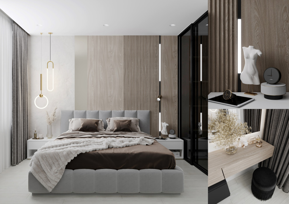 Современная спальная комната