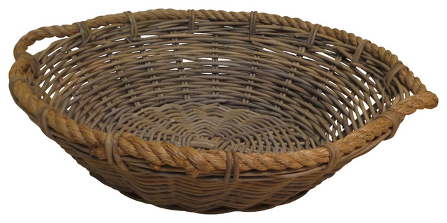 Rattan Decorative Bowl, Medium: 22x22x5.5